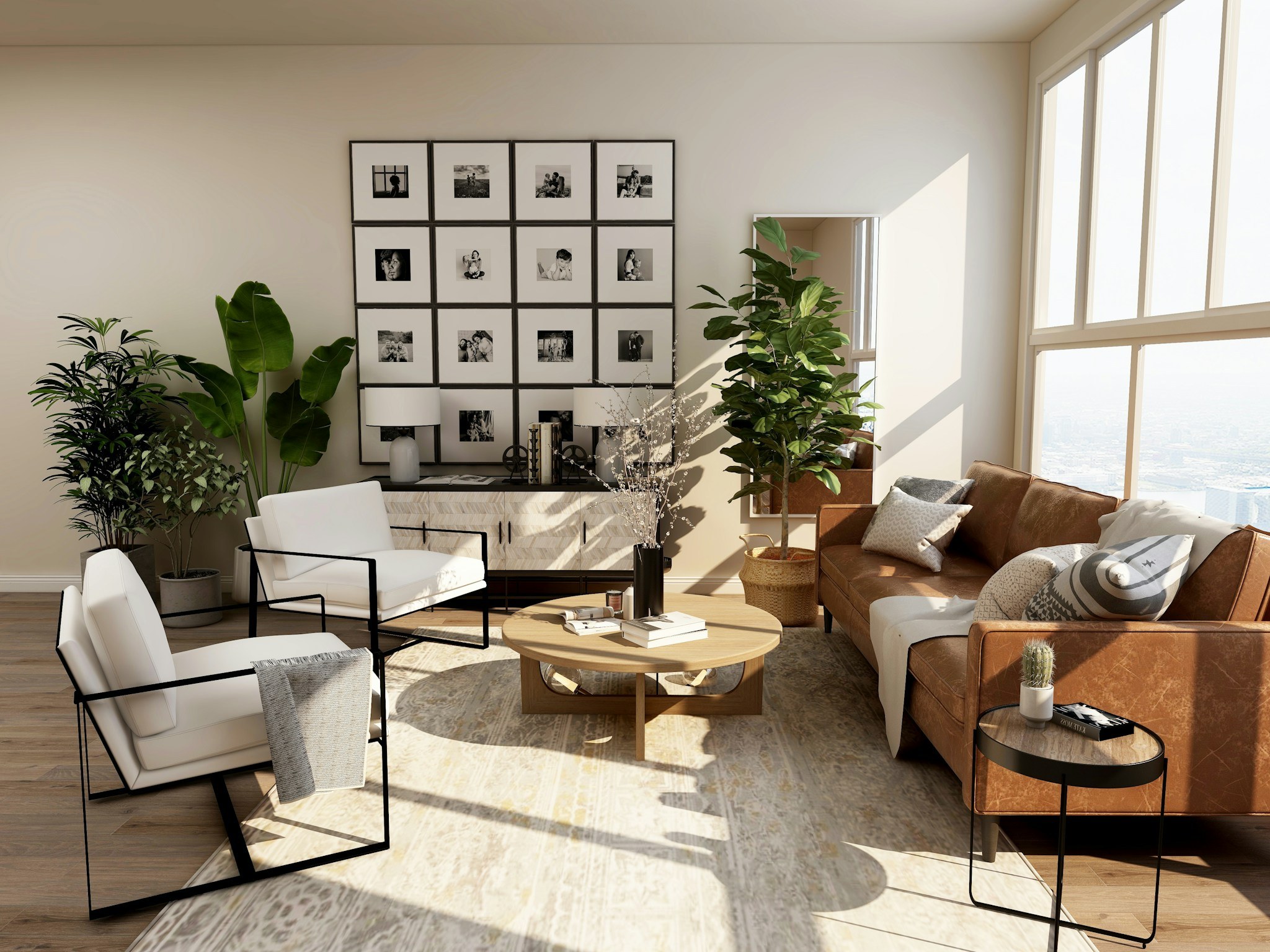 Görkem Furniture Showroom (Siteler / Ankara) — Somfy RTS Remote-Controlled Motorized Zebra Shades & Bespoke Classical Drapery (Showcase 10)