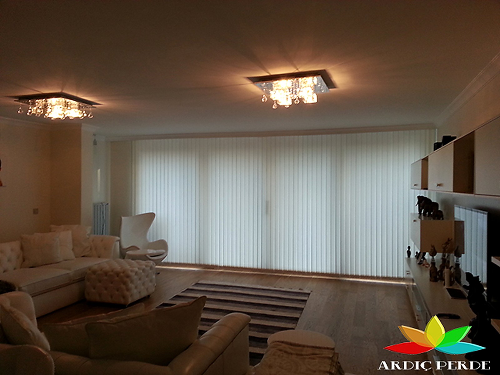 Ankara Corporate Office & Public Building Vertical Blind Project — 180° Rotating 89mm/127mm Solar Screen, Antistatic Polyester & Blackout Vertical Blinds (Application 7)