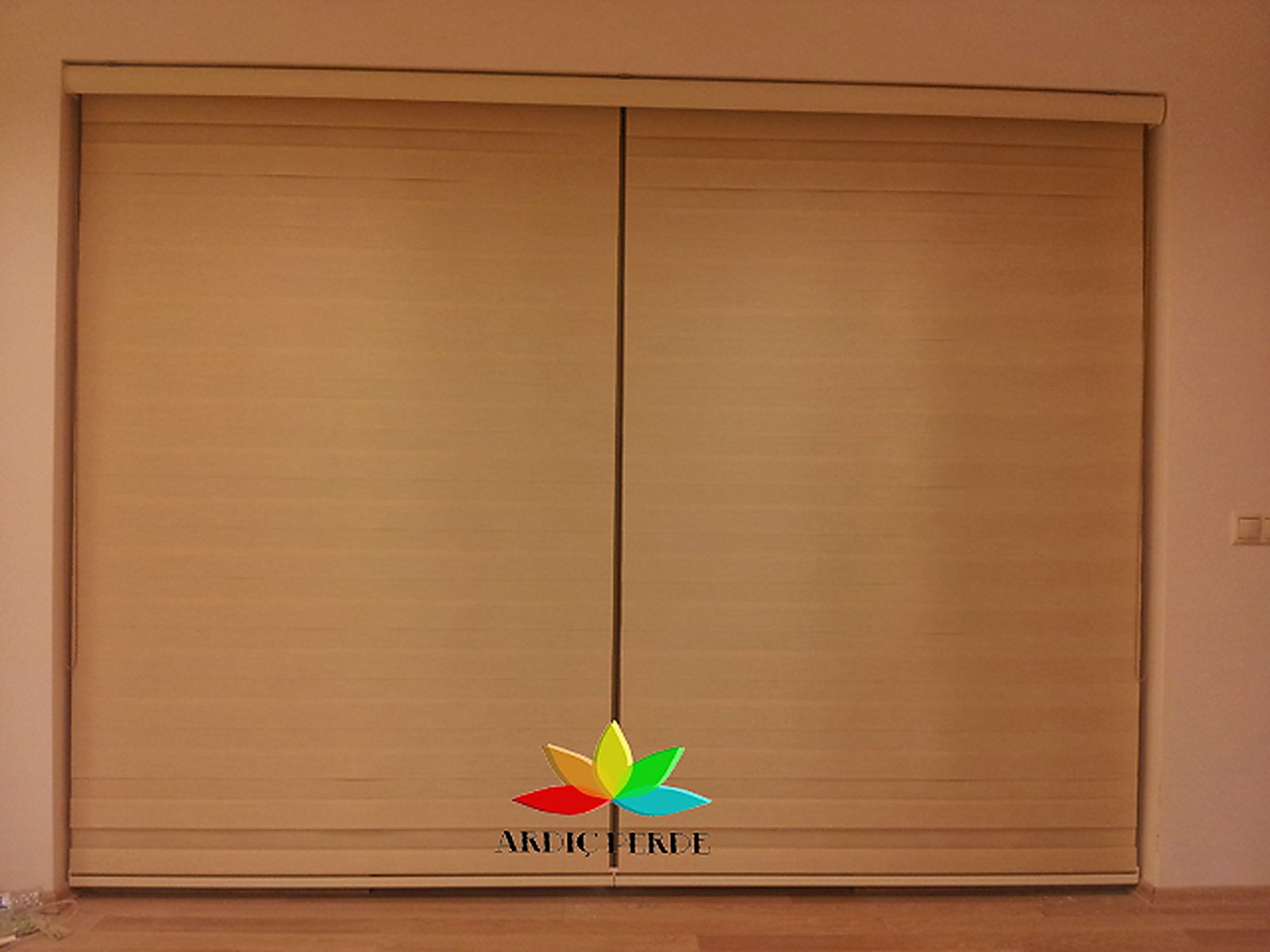 Ankara TESMER (TÜRMOB Training Center, Dikmen / Çankaya) — Seminar & Examination Hall — Heavy-Duty Chain-Operated Zebra Blind Installation